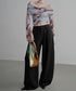 Ruched Off Shoulder Mesh Top